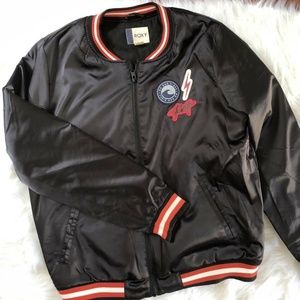 Roxy Jackets & Coats - Roxy Marine Life Satin Bomber Jacket Size XL NWOT Roxy Jackets & Coats - Roxy Marine Life Satin Bomber Jacket Size XL NWOT